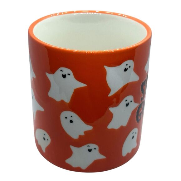 LANG by Design Group Orange & Black “Squad Ghouls” Halloween Coffee Mug 18 oz. - Picture 7 of 11